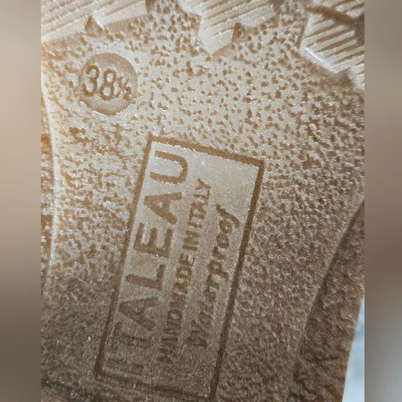 Italeau Foliana Waterproof Handmade Leather Suede Ankle Boots Size 38.5 US 8 - Picture 12 of 16